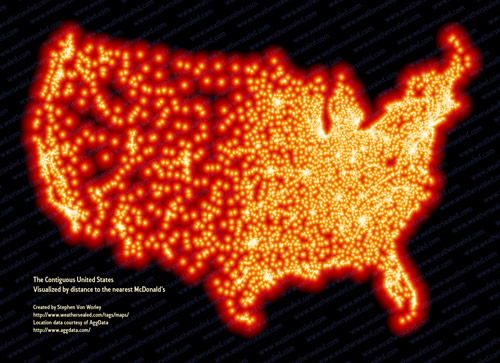 McDonald's Density Map
